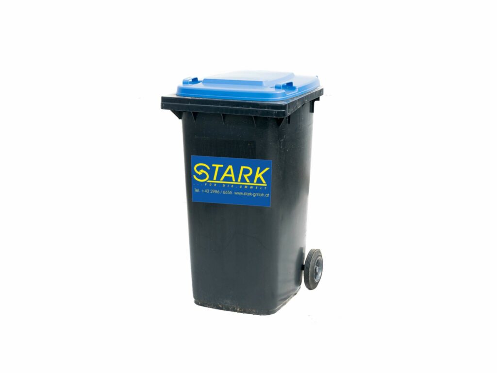 Plastikmülltonne mit einem Volumen von 240 Litern